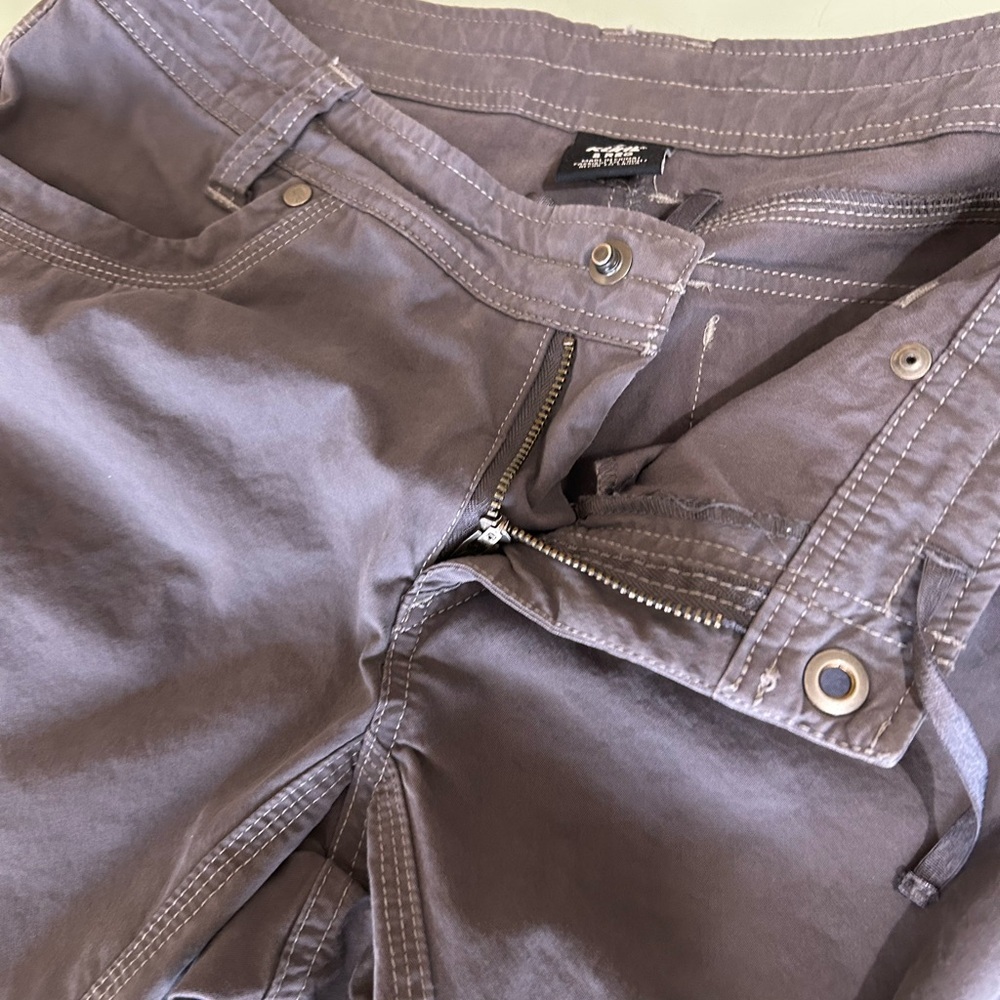 Kuhl Gray Cargo Pants Size 8 - Picture 7 of 14